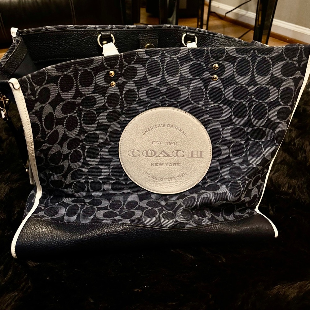 Coach Monogram Canvas Tote & Fanny Pack